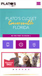 Mobile Screenshot of platosclosetgainesville.com